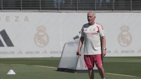Jose Mourinho ist bei Real Madrid offiziell auf dem Trainingsplatz angekommen. Zum Auftakt fehlen dem Starcoach allerdings noch mehrere WM-Rückkehrer.
