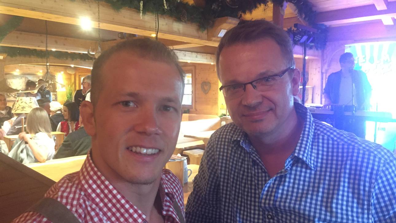 SPORT1-Redakteur Martin Volkmar trifft Fabian Hambüchen in München