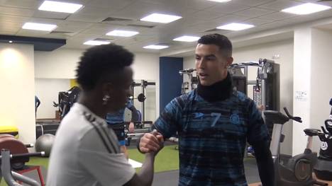 Im Rahmen des Supercopa-Finales in Saudi Arabien trifft Cristiano Ronaldo auf ein paar alte Teamkollegen von Real Madrid.  