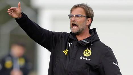 Jürgen Klopp von Borussia Dortmund lamentiert