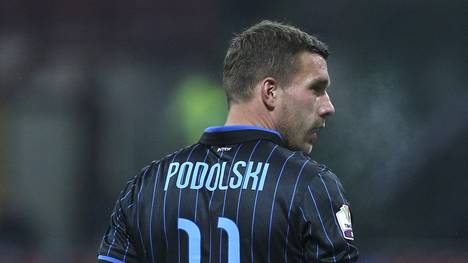 Lukas Podolski im Trikot von Inter Mailand