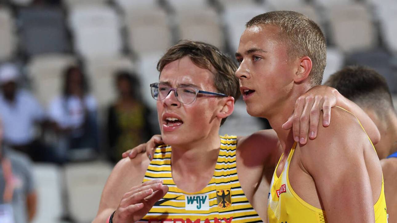 Amadeus Gräber (l.) mit Leo Göransson (SWE)