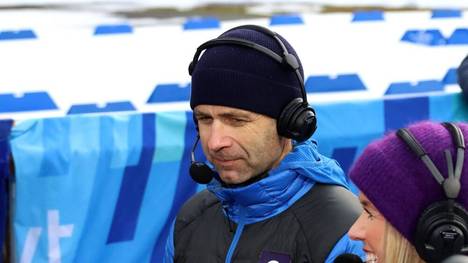 Ole Einar Björndalen ist als TV-Experte für den norwegischen Sender TV2 bei der Biathlon-WM in Oberhof dabei