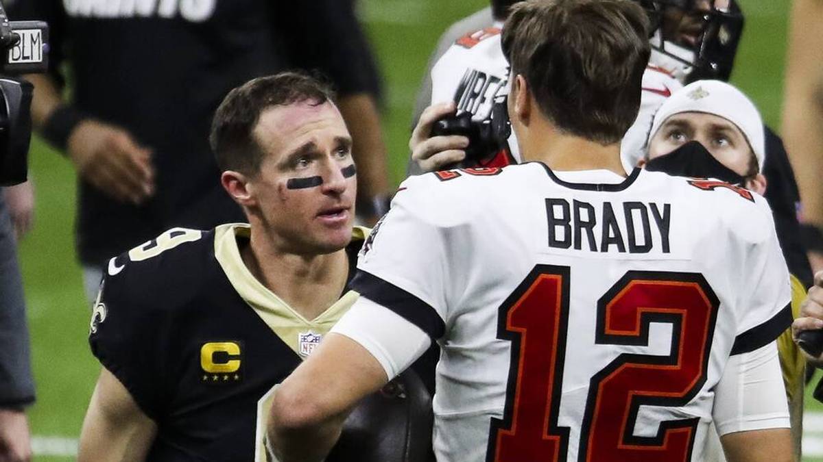 NFL: Tom Brady gratuliert Drew Brees zum Karriereende