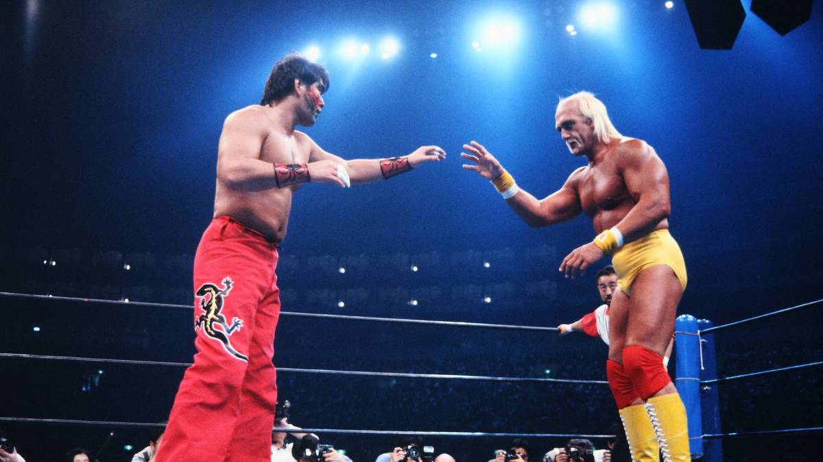 Hulk Hogan traf 1993 bei NJPW auf Japan-Idol The Great Muta