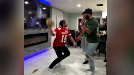 Nach der Niederlage der Kansas City Chiefs gegen die Philadelphia Eagles geht ein Video eines Influencers viral, der wegen des Spiels komplett ausrastet. 