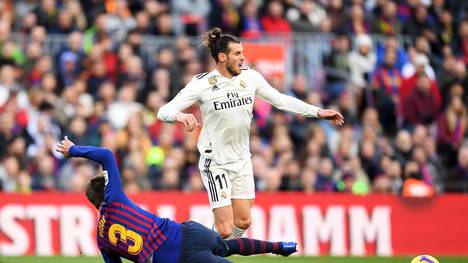 Gareth Bale steht bei Real Madrid gegen den FC Barcelona in der Startelf