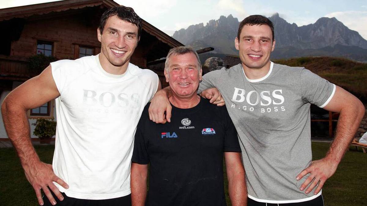 Der 2014 verstorbene Fritz Sdunek trainierte anfangs noch beide Klitschkos