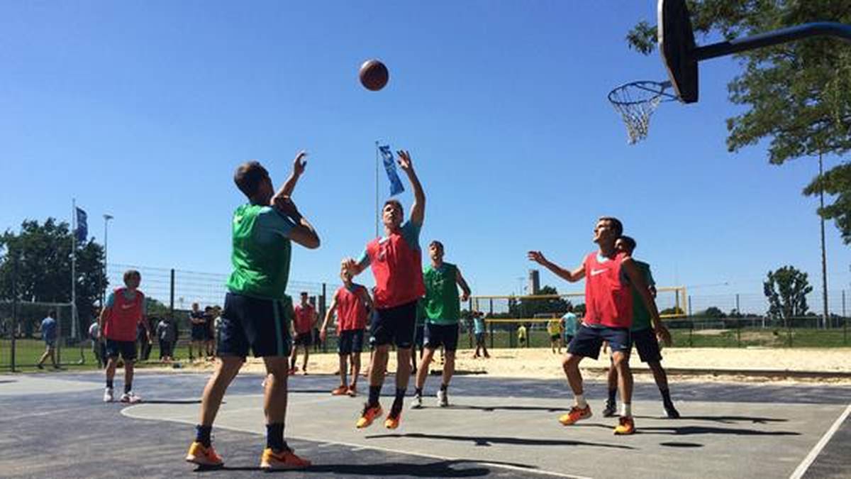 Am der Technik beim Wurf kann der eine oder andere Spieler aber noch feilen