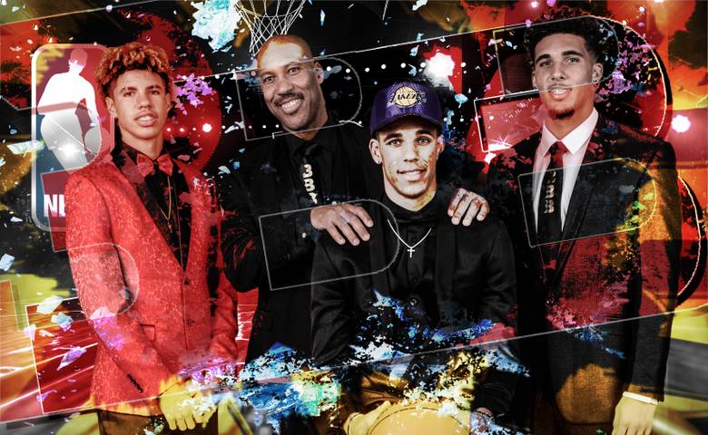 LaVar, Lonzo, LiAngelo und LaMelo - die Balls sind die verrückteste Basketball-Familie der Welt. Das Talent der drei Söhne ist unbestritten, doch der Sport steht in der PR-Maschinerie von Vater LaVar nicht unbedingt an erster Stelle