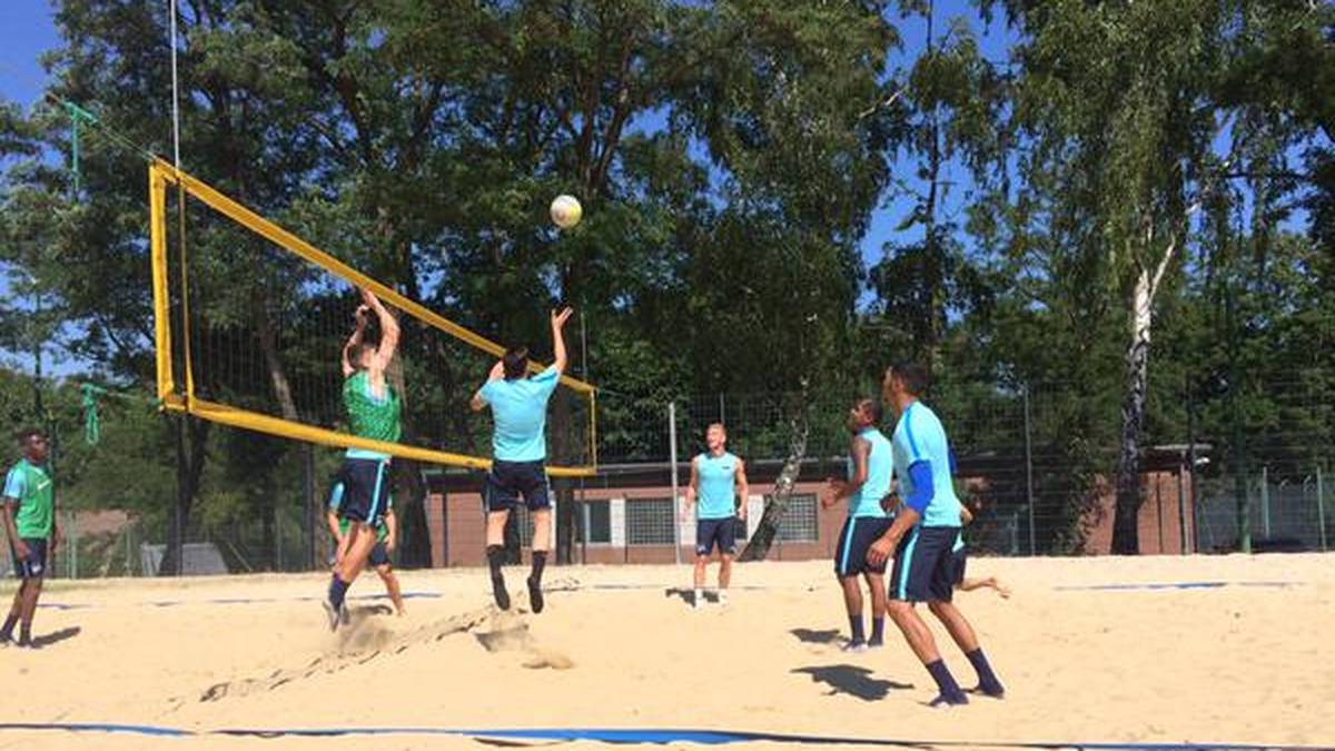 Auch die Berliner zeigen, was sie auf dem Beachvolleyballplatz drauf haben