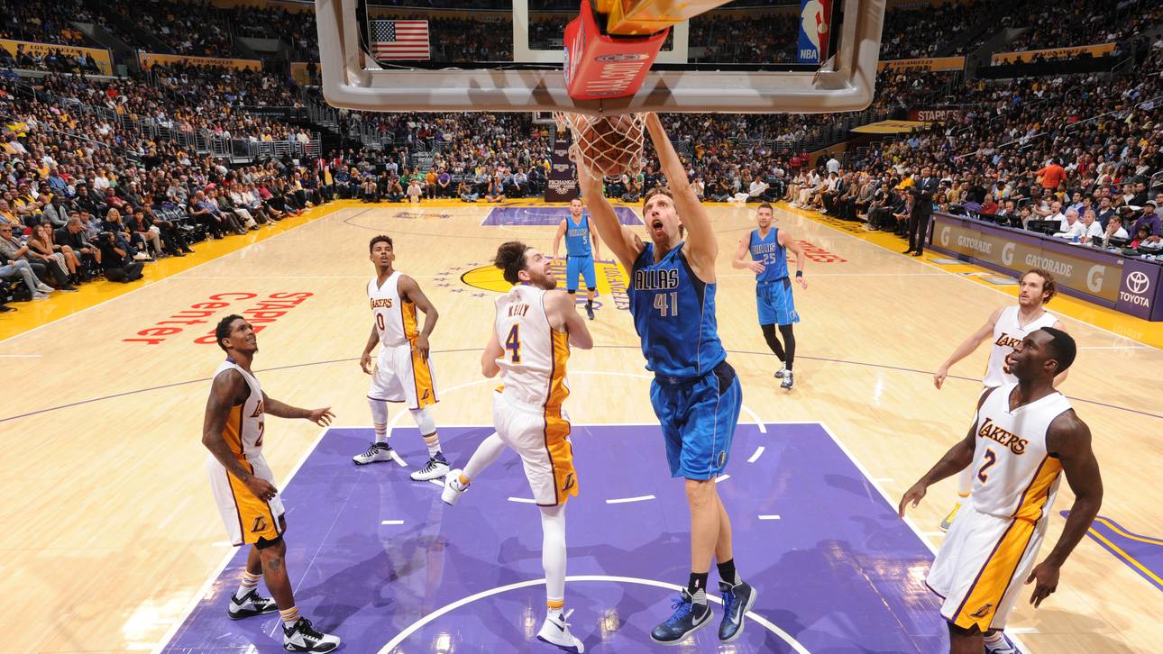 Nowitzki triumphiert über Bryant