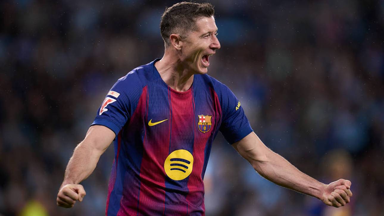 Robert Lewandowski liefert eine starke Leistung ab