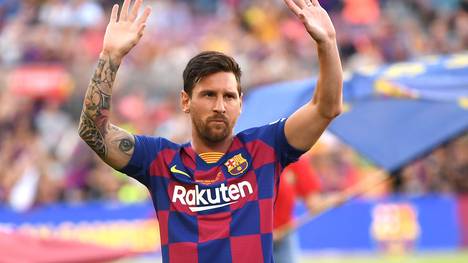 Lionel Messi vom FC Barcelona droht in der Champions League gegen den BVB auszufallen
