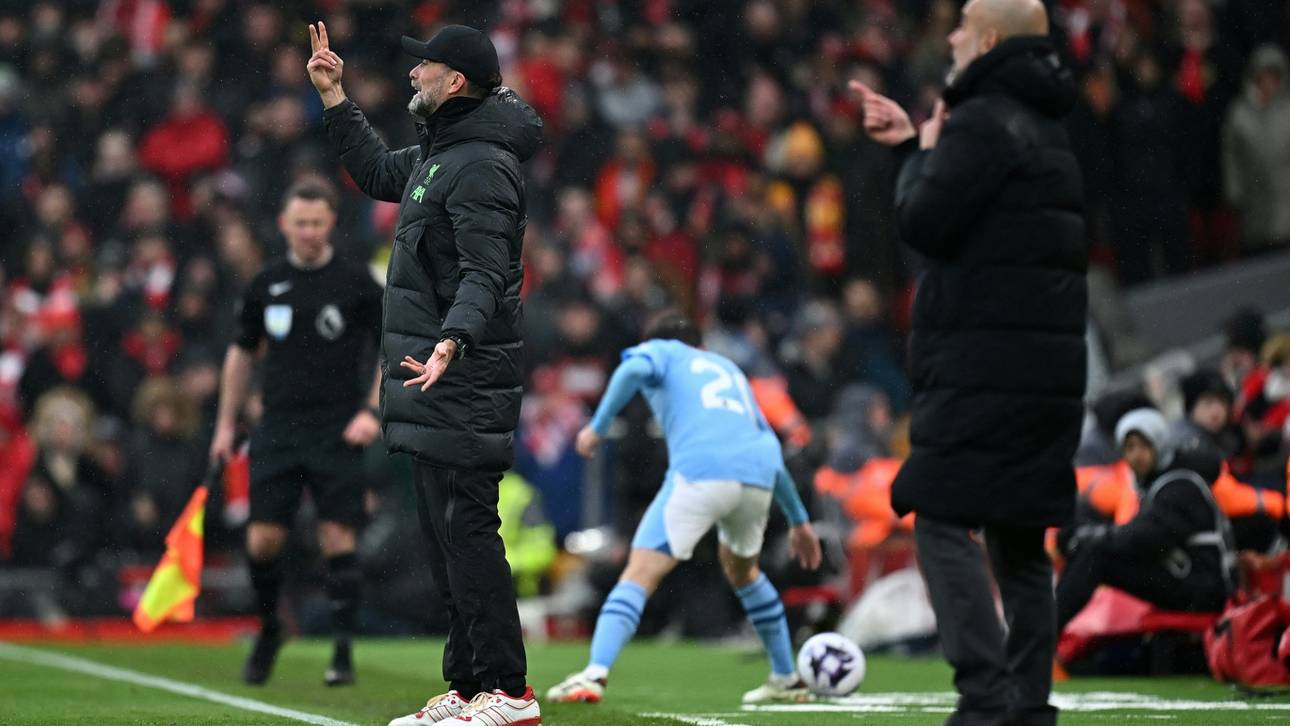 Showdown zwischen Klopp und Guardiola endet 1:1