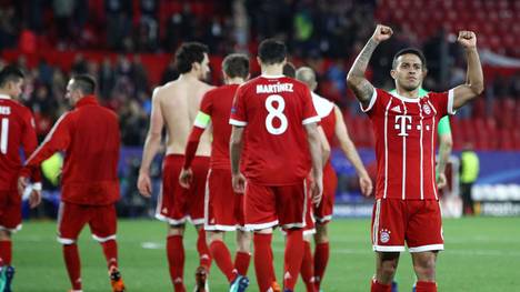 Thiago brachte die Bayern in Sevilla per Kopf auf die Siegerstraße