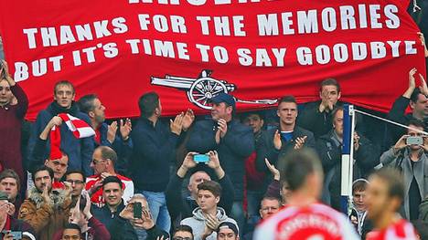 Arsene Wenger gerät bei Teilen der Fans des FC Arsenal zunehmend in die Kritik