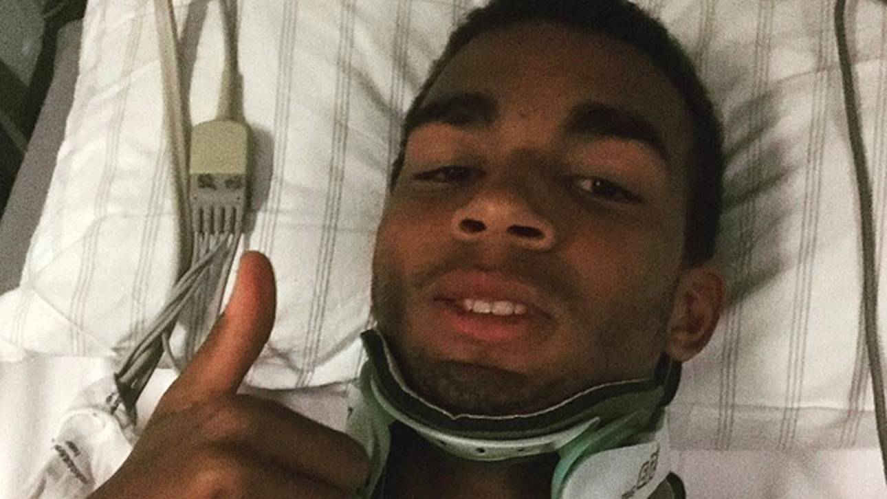 Wirbelbruch: Fortuna-Profi meldet sich