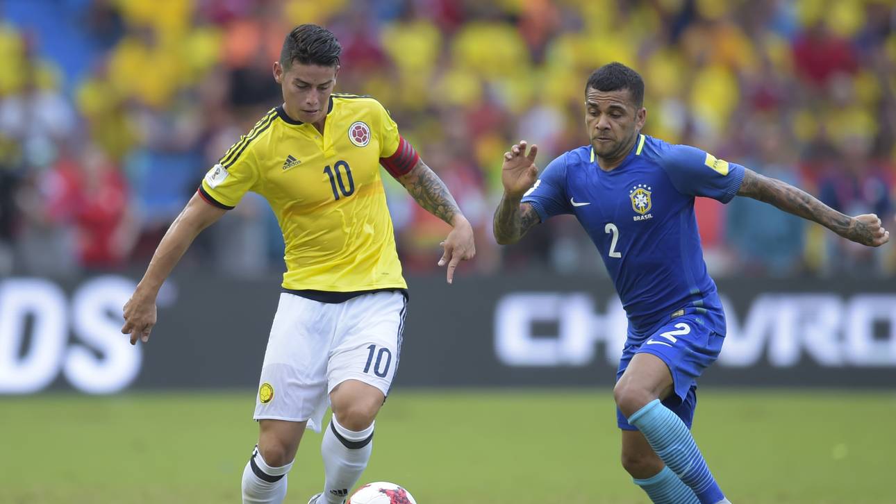 James läuft für Kolumbien auf