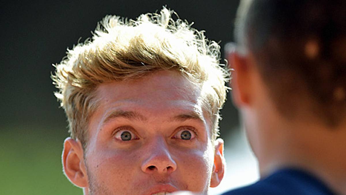 "Wie hab ich das gemacht?" Frankreichs Zehnkämpfer Kevin Mayer ist von seiner persönlichen Bestleistung über 100 Meter begeistert