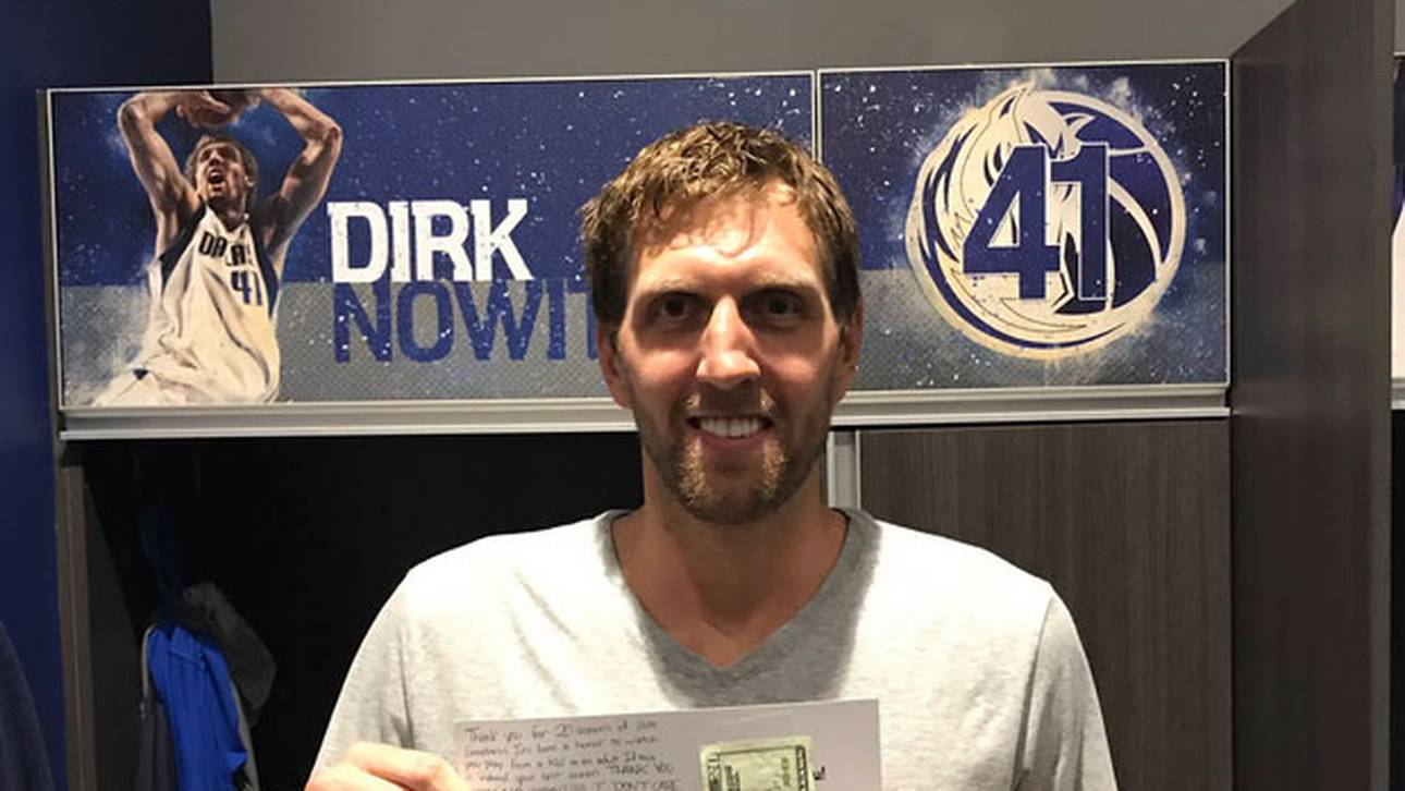 Fan schenkt Nowitzki 20 Dollar