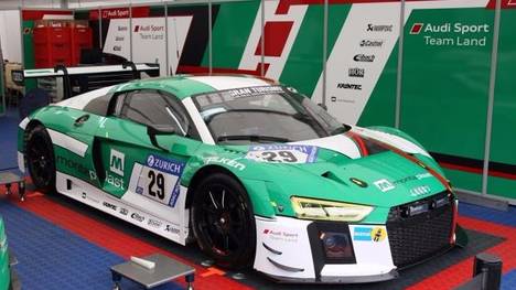 Der Land-Audi bleibt beim vierten VLN-Lauf in der Garage