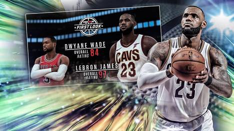 Auch LeBron James ist bei NBA 2K spielbar.