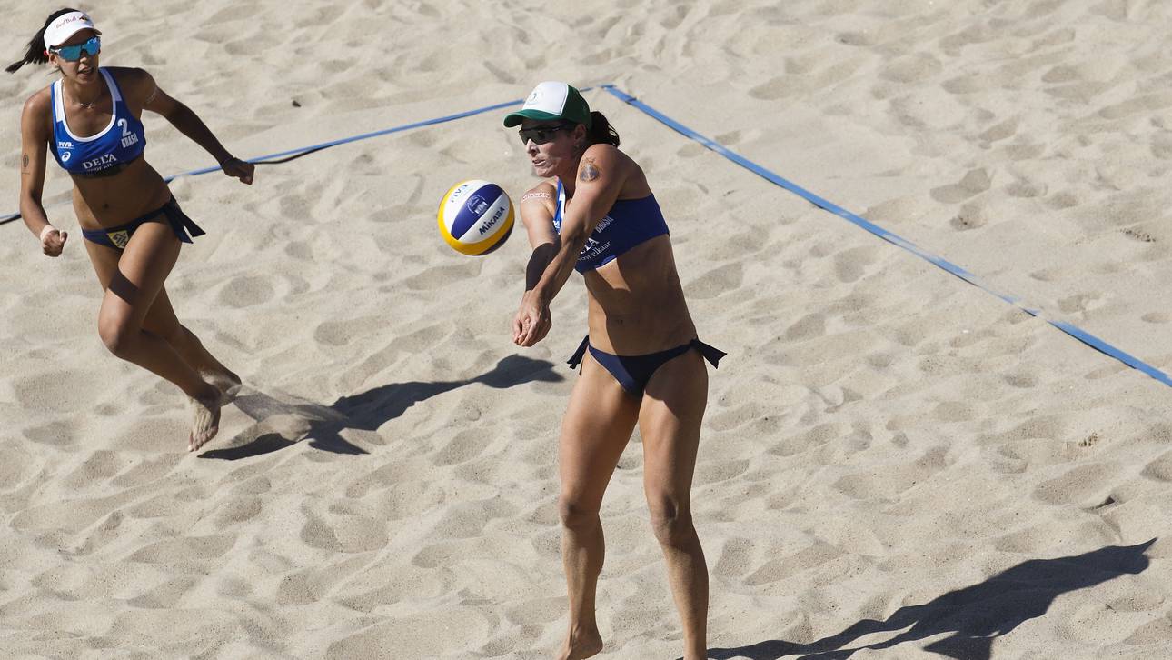 FIVB World Tour - The Hague: Day 4 Mit ihrer Erfahrung ist Agatha (r.) eindeutig die Teamleaderin