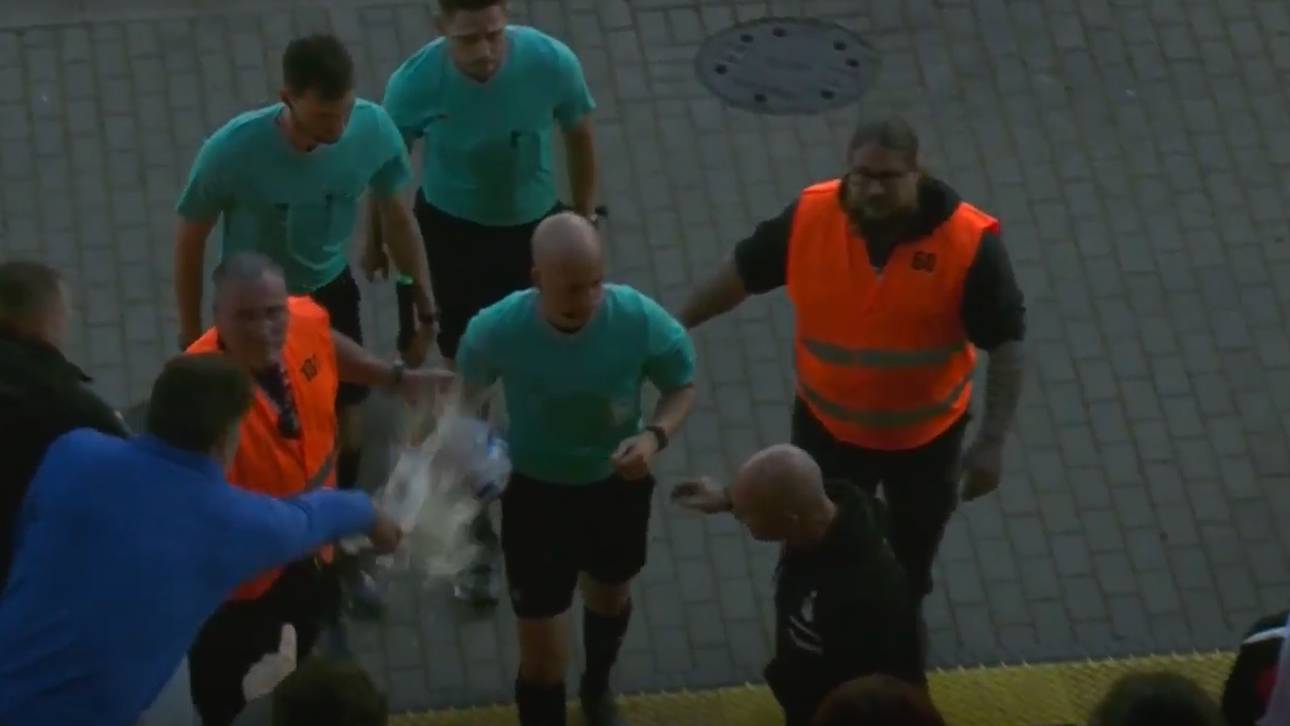 Wirre Aussagen von Bier-Werfer