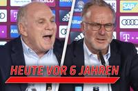 Am 19. Oktober 2018 geben die Klub-Bosse des FC Bayern München eine der denkwürdigsten Pressekonferenzen der Bundesliga-Geschichte. Rummenigge, Hoeneß und Salihamidzic geigen den Medien ihre Meinung.