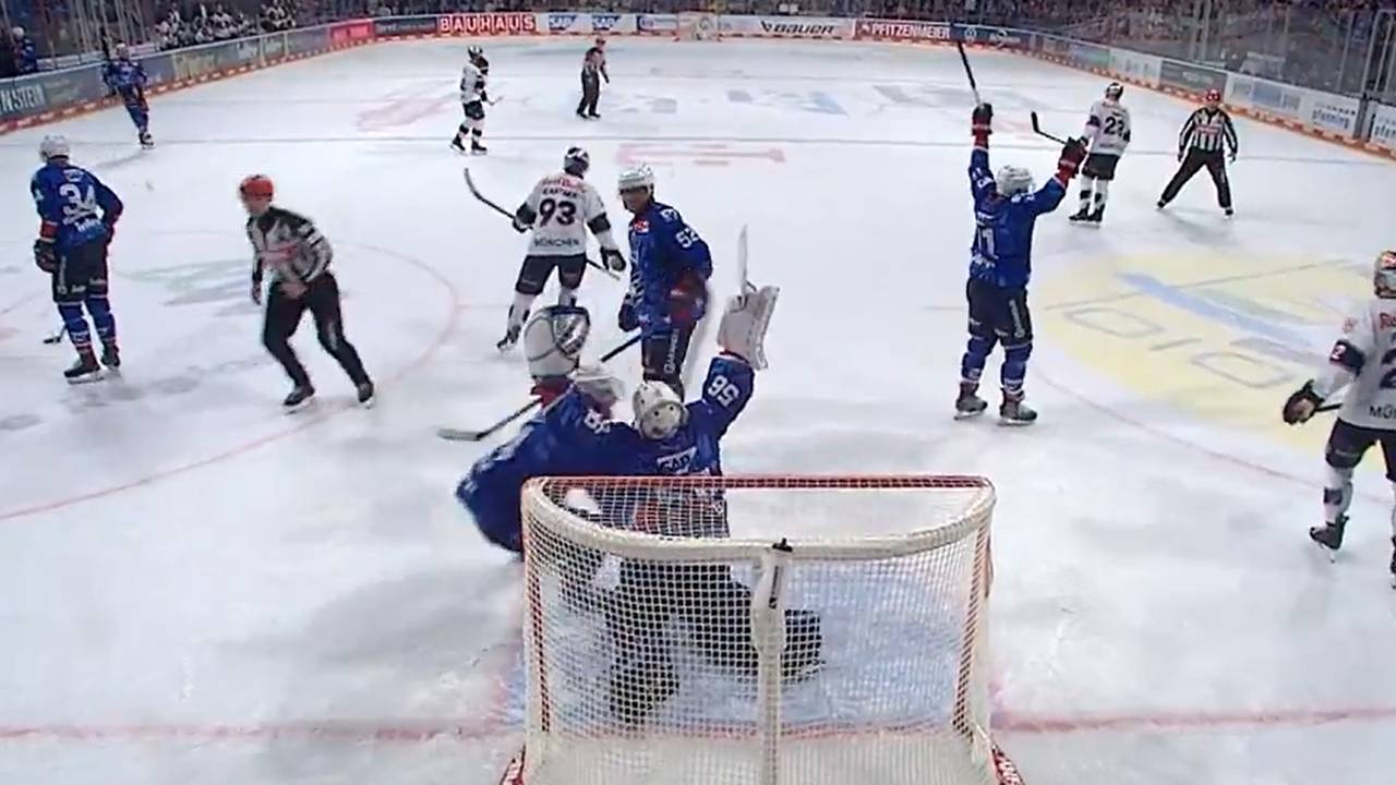 Adler Mannheim - EHC Red Bull München | DEL-Playoffs im Video