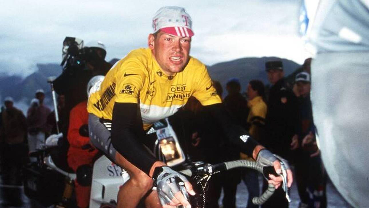 Jan Ullrich verlor auf der 15. Etappe viel Zeit