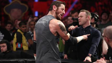 Wayne Rooney ohrfeigte bei WWE RAW einst Wrestler Wade Barrett
