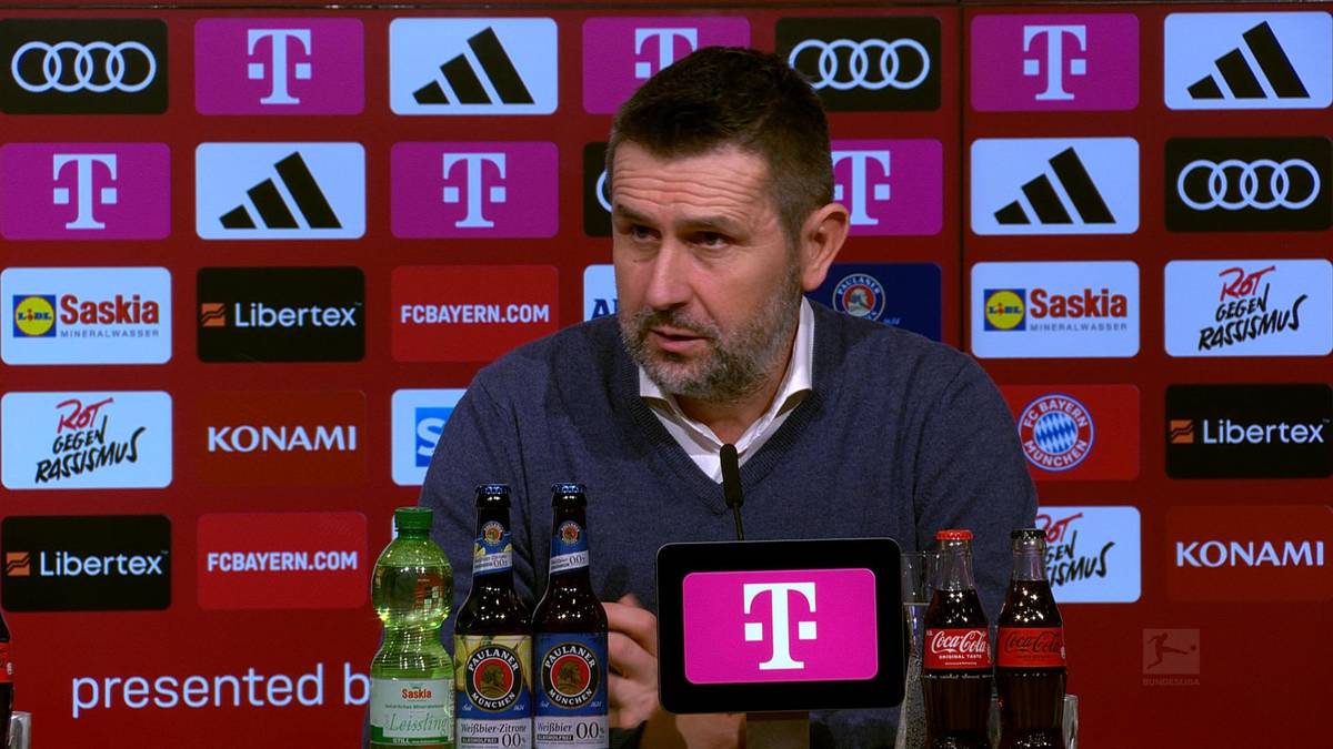 Nenad Bjelica gerät während des Spiels beim FC Bayern mit Leroy Sané aneinander und sieht dafür die Rote Karte. Nach dem Spiel erklärt sich der Union-Coach.
