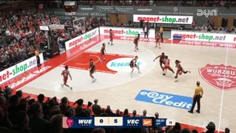 Spiel Highlights zu Fitness First Würzburg Baskets - RASTA Vechta