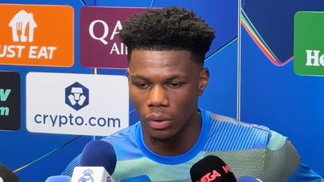 Benficas Gianluca Prestianni wurde wegen einer angeblichen rassistischen Beleidigung vorerst gesperrt. Real-Star Aurelien Tchouameni befürwortet diese Entscheidung.