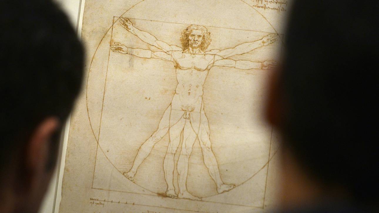 Leonardo Da Vincis Vitruvianischer Mensch