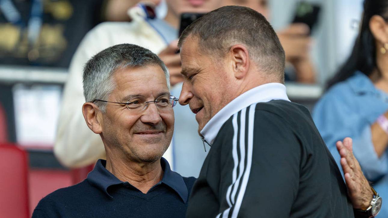 Herbert Hainer (l.) und Max Eberl (r.)