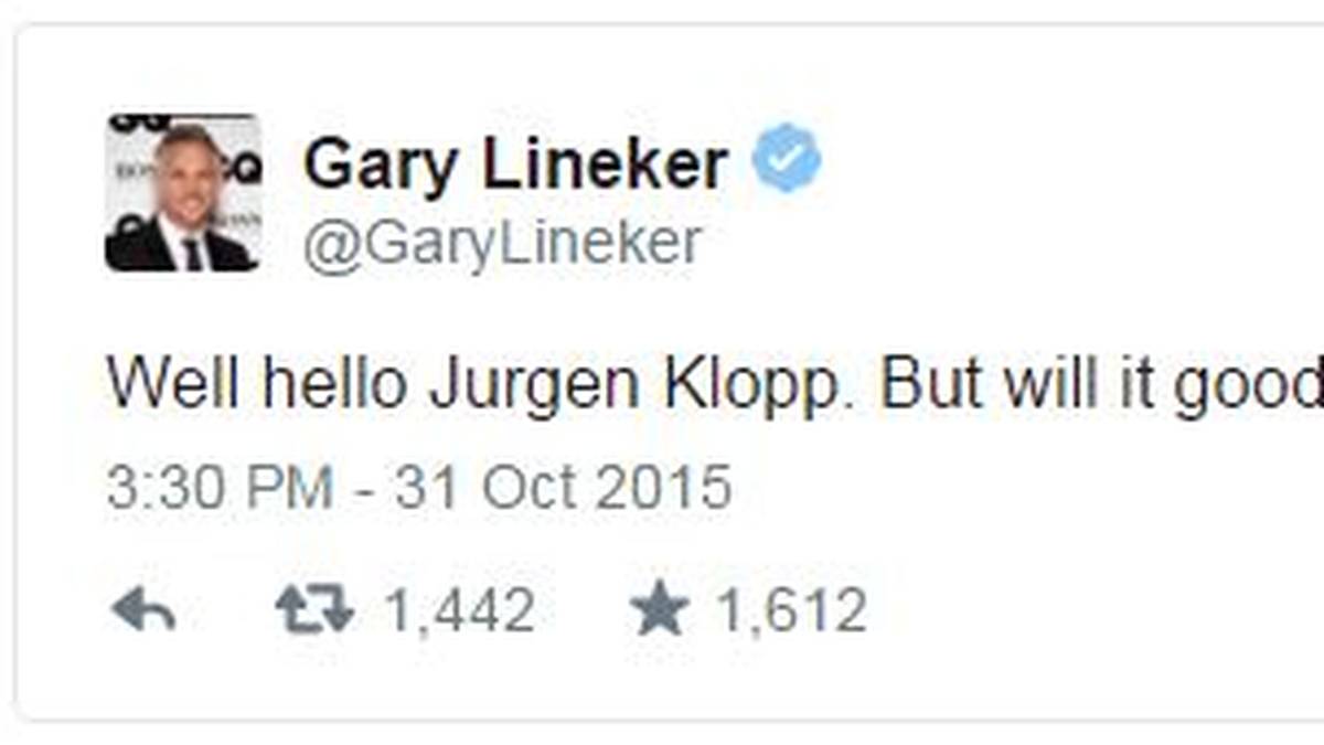 Auch Englands Fußball-Legende Gary Lineker schwant, dass Mourinho schon bald Goodbye sagen könnte