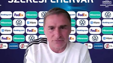 Vor allem bei Josha Vagnoman hat die hohe Belastung aus dem Viertelfinale gegen Dänemark Spuren hinterlassen. U21-Trainer Stefan Kuntz will vor den Niederlanden noch ein Antesten machen.