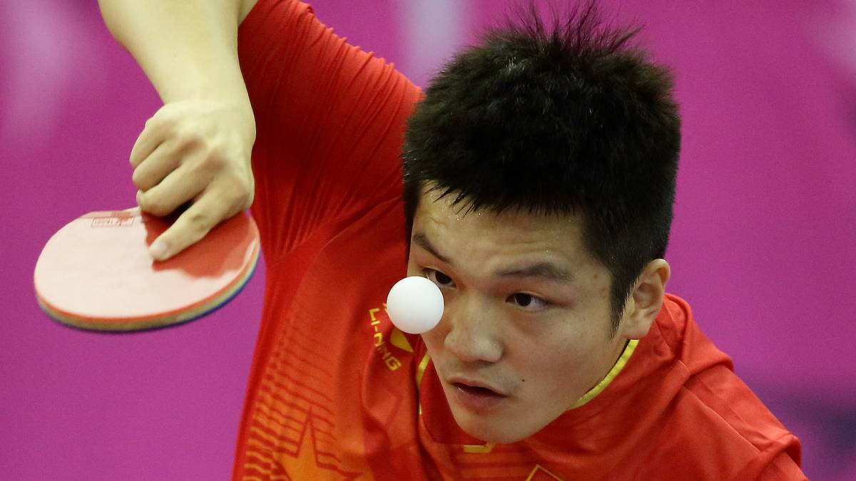 Die Nummer vier in der Rangliste ist der Fan Zhendong. Der Chinese gewann 2014 Gold bei den Weltmeisterschaften im Mannschaftswettbewerb.