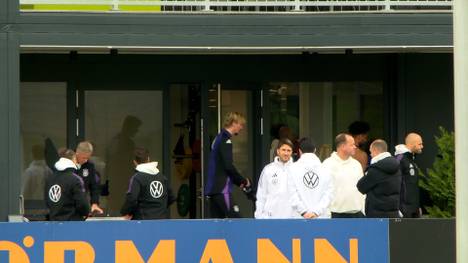 Beim Abschlusstraining der deutschen Nationalmannschaft vor dem WM-Quali-Spiel gegen Luxemburg läuft auch Nick Woltemade auf. Bundestrainer Julian Nagelsmann kann also voraussichtlich auf seinen kränkelnden Hoffnungsträger bauen.
