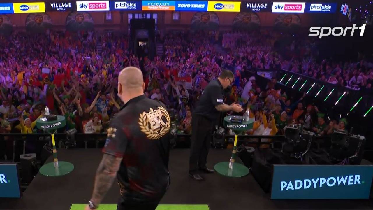Darts-WM 2024: Gary Anderson gewinnt gegen Boris Krcmar mit 4:1