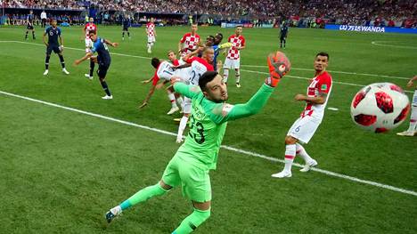 Mario Mandzukic brachte Kroatien im WM-Finale gegen Frankreich mit seinem Eigentor 0:1 in Rückstand