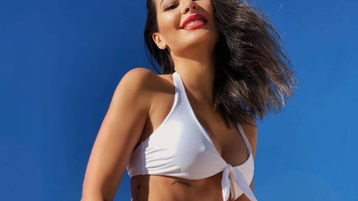 Tati Baumjohann genießt die Zeit an "Bondi Beach", einem der berühmten Strände Australiens