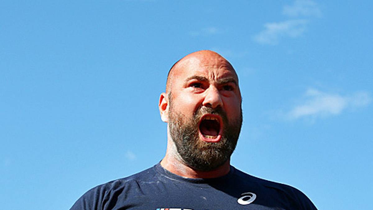 Ein guter Versuch im Kugelstoßen darf einem schon mal einen Schrei wert sein, findet der Franzose Gaetan Bucki