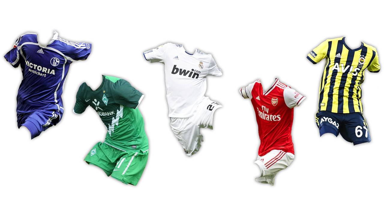 Trikot-Bingo: Wer spielte für Schalke, Bremen, Real und Arsenal?