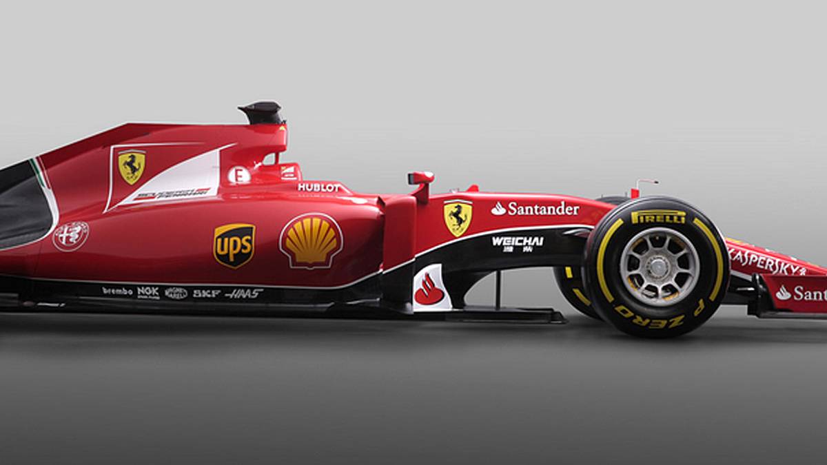 In Sachen Farbgebung gibt es nichts Neues: Das klassische Ferrari-Rot wird weiterhin mit schwarz-weißen Elementen ergänzt