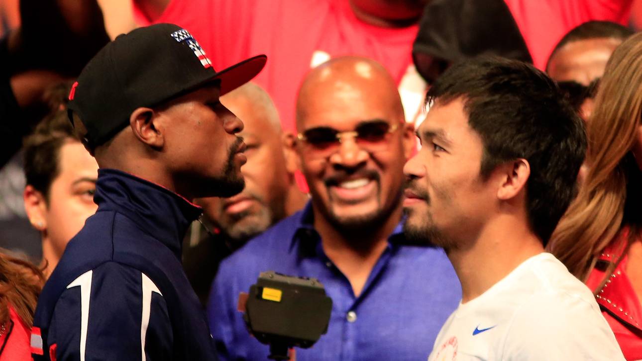 Megakampf: 15.000 Fans beim Wiegen