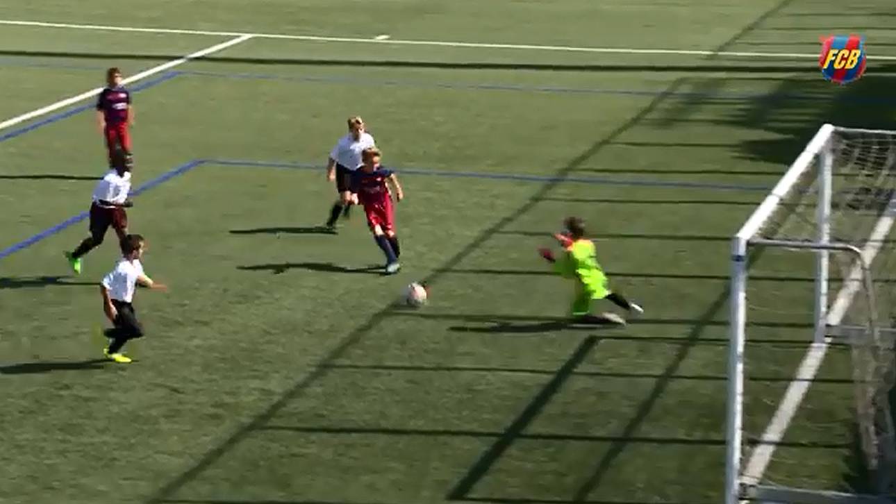 Barca-Talent gelingt irres Zaubertor